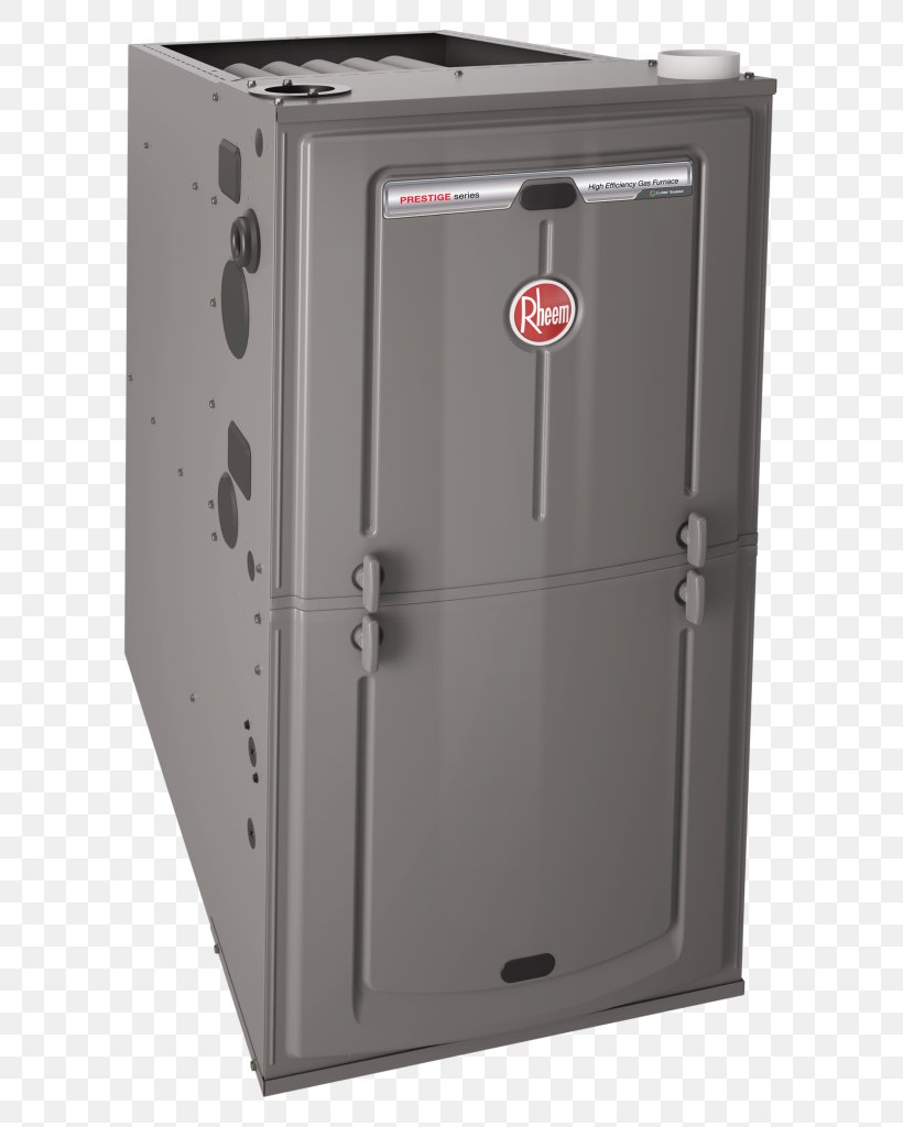 Furnace Rheem Air Conditioning HVAC Heat Pump, PNG, 718x1024px, Furnace, Air Conditioning, Annual Fuel Utilization Efficiency, British Thermal Unit, Central Heating Download Free