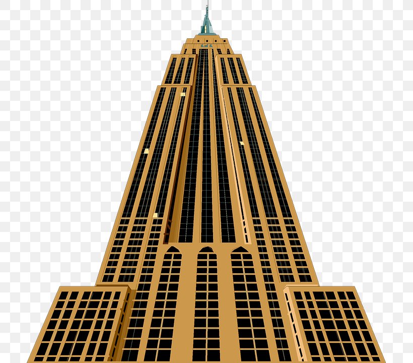 Empire State Building Chrysler Building Clip Art Vector Graphics Image, PNG, 713x720px, Empire State Building, Building, Chrysler Building, Facade, Highrise Building Download Free