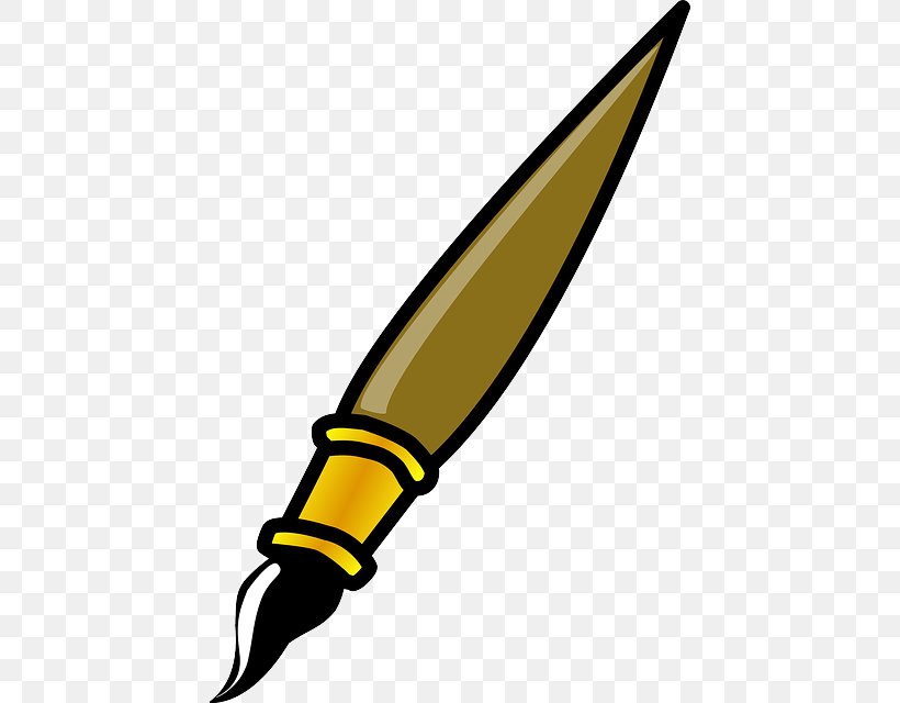 Paintbrush Painting Clip Art, PNG, 438x640px, Brush, Art, Artist, Cold Weapon, Drawing Download Free