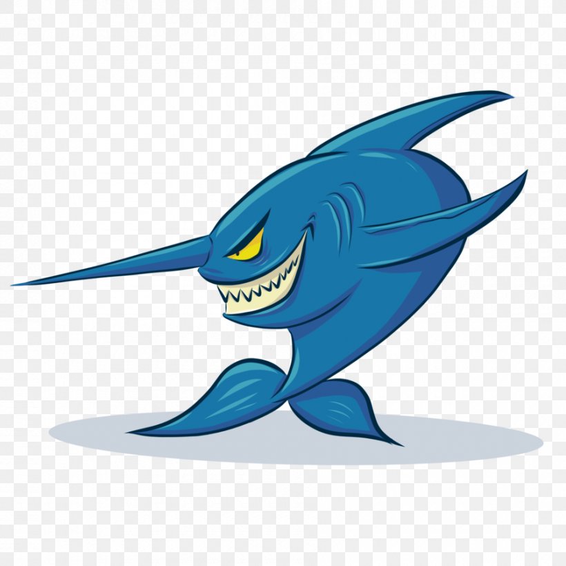 Shark Dolphin Swordfish Clip Art, PNG, 900x900px, Shark, Animal, Caricature, Cartilaginous Fish, Cartilaginous Fishes Download Free