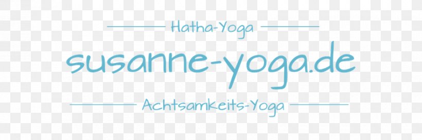 Susanne Yoga .nu .de .se Hatha Yoga, PNG, 900x300px, Hatha Yoga, Aqua, Azure, Blue, Brand Download Free