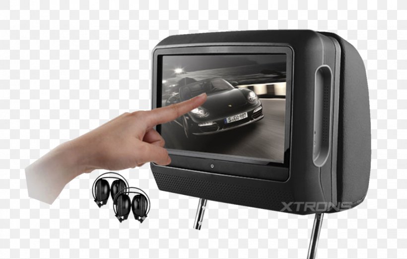 Head Restraint Computer Monitors Liquid-crystal Display Touchscreen DVD Player, PNG, 1023x650px, Head Restraint, Computer Hardware, Computer Monitors, Dvd, Dvd Player Download Free