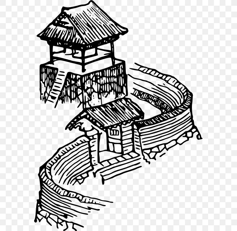 Line Art Japanese Pagoda Drawing Clip Art, PNG, 583x800px, Line Art, Art, Artwork, Black And White, Drawing Download Free