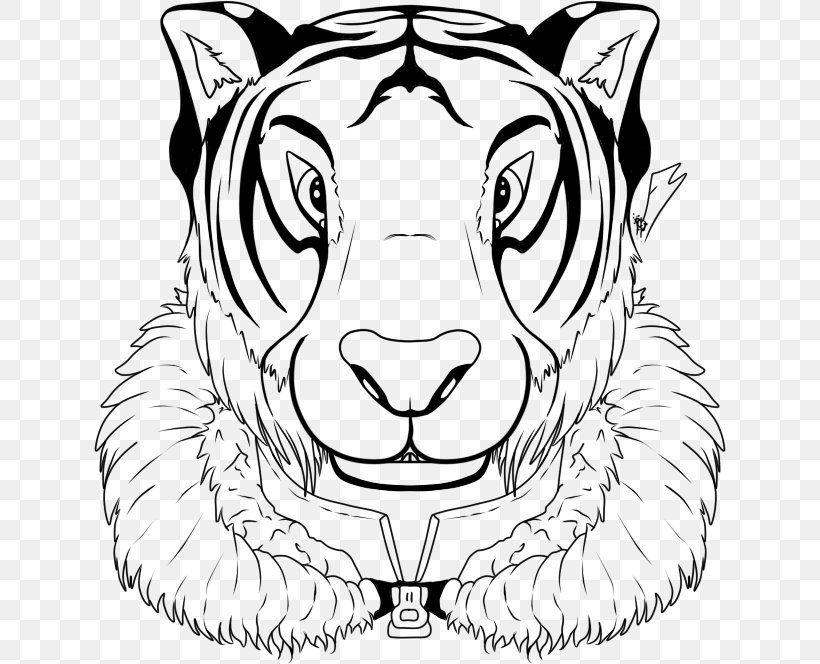 Whiskers Tiger Lion Drawing Clip Art, PNG, 632x664px, Whiskers, Art, Artwork, Big Cats, Black Download Free