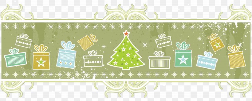 Christmas Card Garland, PNG, 4988x2019px, Christmas, Area, Art, Border, Christmas Card Download Free