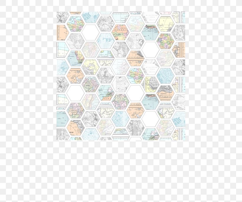 Paper Hexagon Hex Map Geometry Regular Polygon, PNG, 529x685px, Paper, Area, Blue, Card Stock, Geometry Download Free