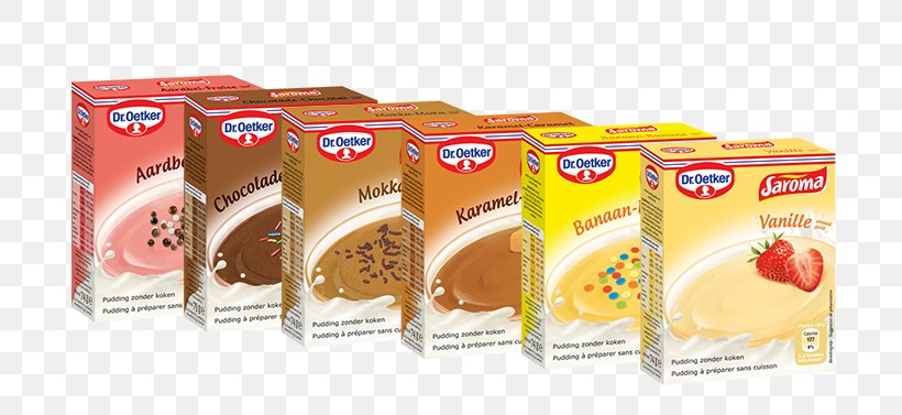 Saroma Dessert Instant Pudding Food, PNG, 718x377px, Dessert, Baking, Carton, Dr Oetker, Dutch Language Download Free