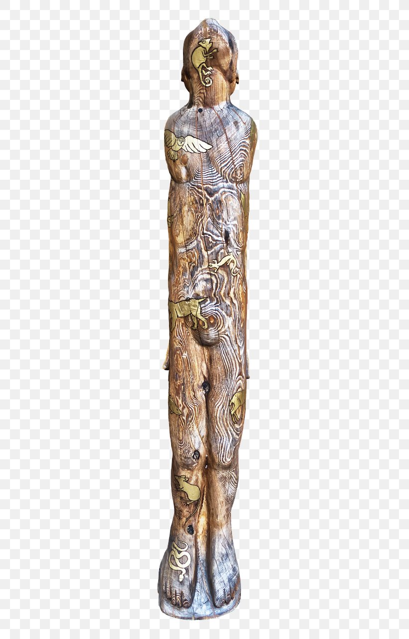 Sculpture Wood Carving Totem Pole, PNG, 366x1280px, Sculpture, Artifact, Computer Graphics, Figurine, Statue Download Free