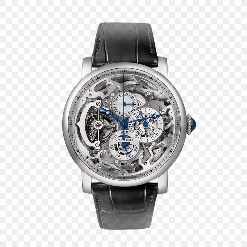 Watch Cartier Grande Complication Horology, PNG, 1000x1000px, Watch, Cartier, Cartier Tank, Complication, Grande Complication Download Free