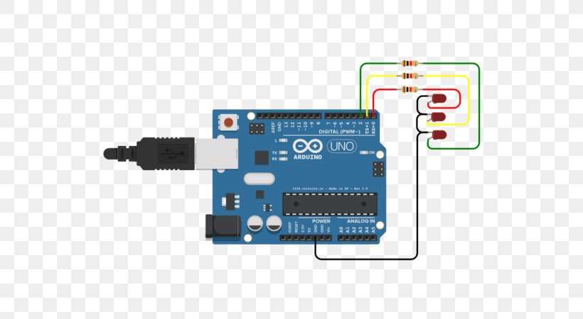 Arduino Seven-segment Display Display Device Electronic Circuit Electronics, PNG, 600x450px, 3d Computer Graphics, Arduino, Cable, Circuit Component, Circuit Diagram Download Free