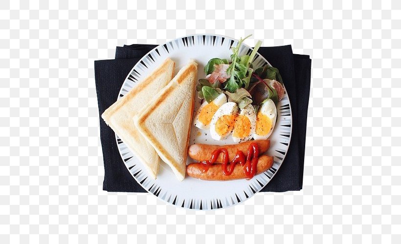 Full Breakfast Toast Cafe Japanese Cuisine, PNG, 523x500px, Breakfast, Bread, Brunch, Cafe, Croissant Download Free