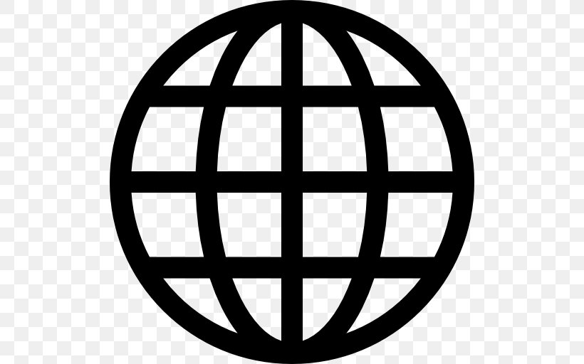 Globe World Clip Art, PNG, 512x512px, Globe, Area, Black And White, Brand, Earth Symbol Download Free
