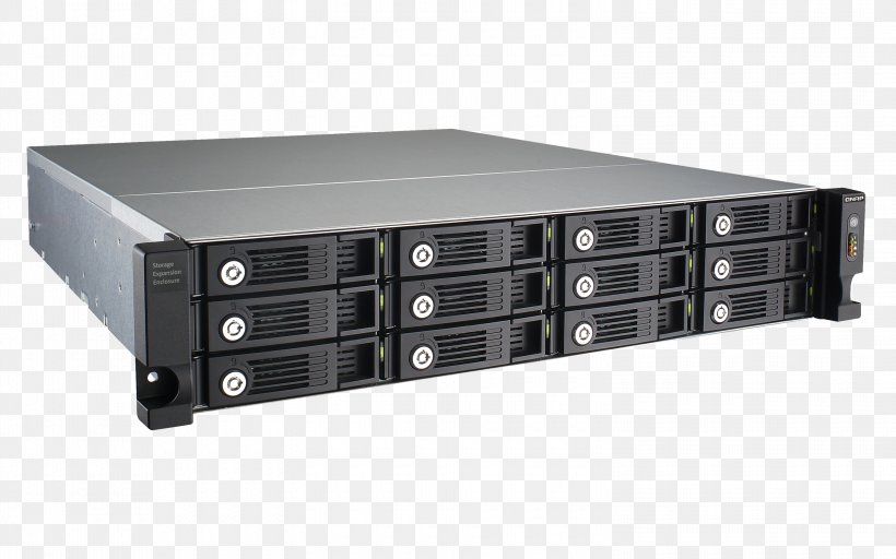 Network Storage Systems QNAP Systems, Inc. 19-inch Rack QNAP TVS-1271U-RP QNAP TVS-871U-RP, PNG, 3000x1875px, 19inch Rack, Network Storage Systems, Computer Component, Data Storage, Data Storage Device Download Free