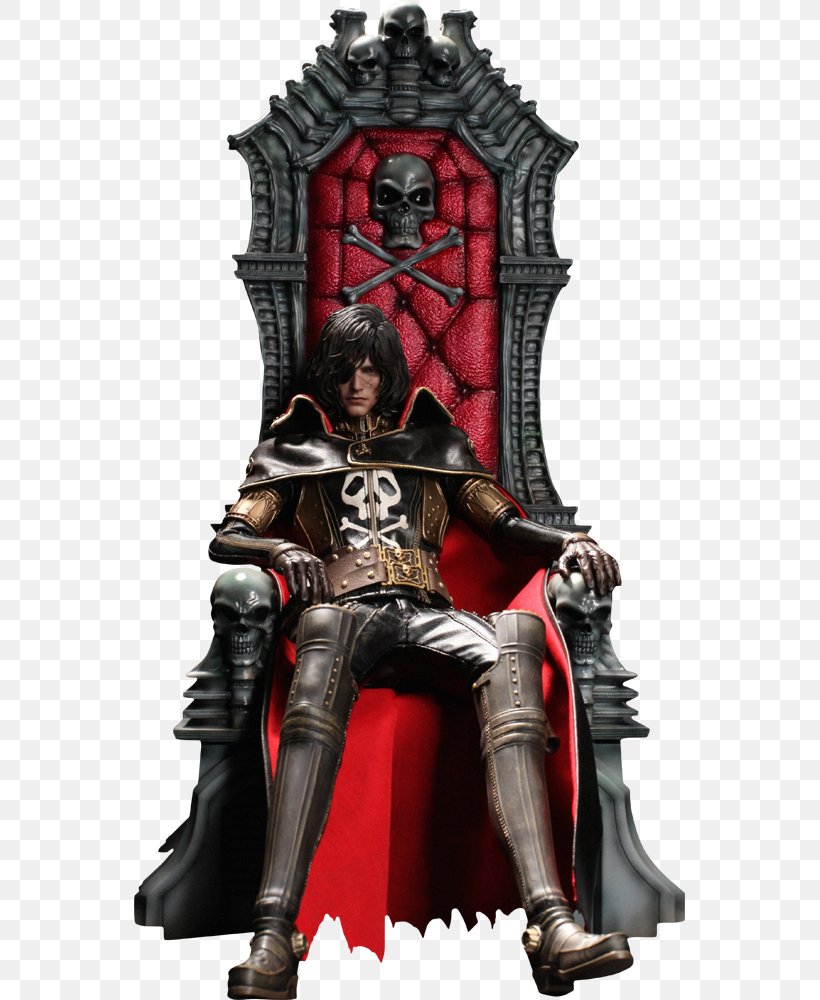 Phantom F. Harlock II Space Pirate Captain Harlock Action & Toy Figures Arcadia Hot Toys Limited, PNG, 551x1000px, Watercolor, Cartoon, Flower, Frame, Heart Download Free