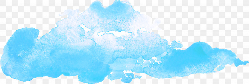 Aqua Blue Cloud Sky Turquoise, PNG, 3595x1220px, Aqua, Azure, Blue, Cloud, Cumulus Download Free