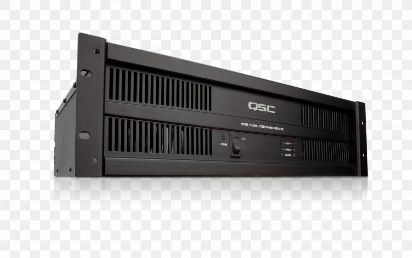 Audio Power Amplifier QSC 2-Channel Amplifier QSC 230V 8-Ohm Power Amplifier ISA750 -230 QSC Audio Products, PNG, 4665x2932px, Audio Power Amplifier, Amplifier, Audio Receiver, Circuit Diagram, Digital Signal Processing Download Free