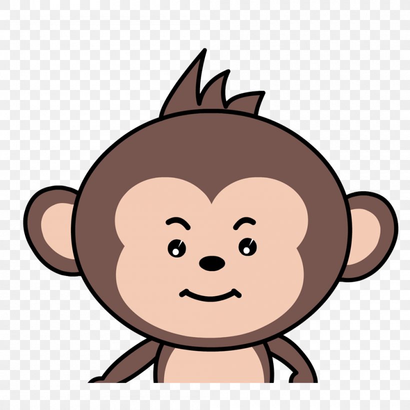 Avatar Cartoon Monkey Cuteness Q-version, PNG, 1000x1000px, Avatar, Animal, Carnivoran, Cartoon, Character Structure Download Free