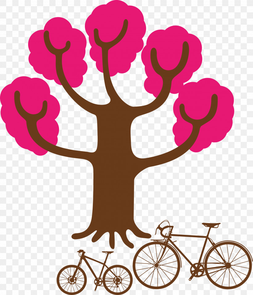 Bike Bicycle, PNG, 2573x3000px, Bike, Bicycle, Floral Design, Flower, Line Download Free
