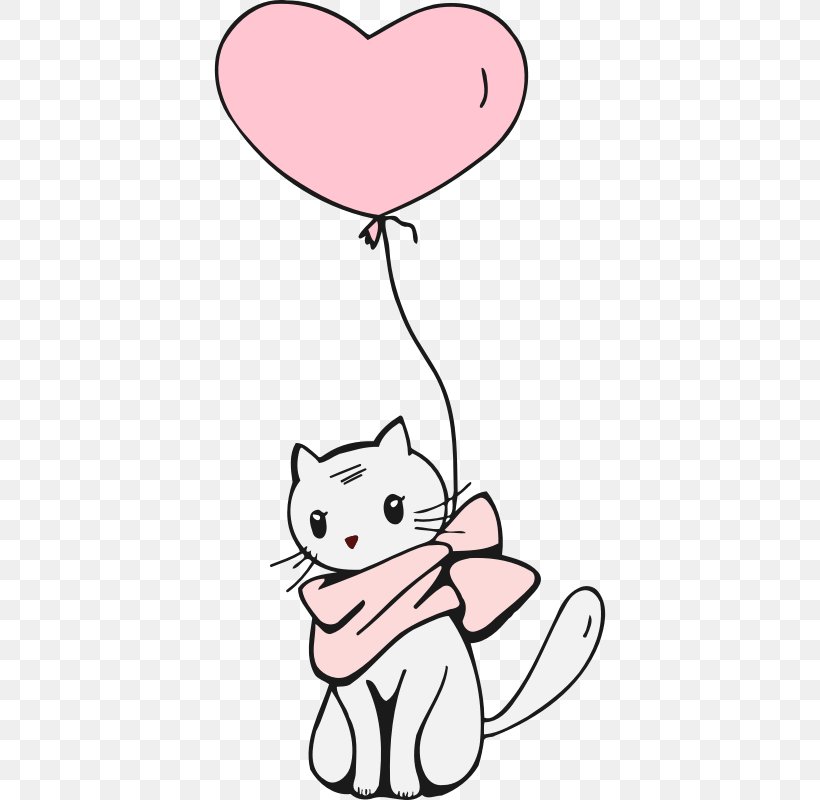Cat Kitten Line Art Clip Art Drawing, PNG, 392x800px, Watercolor, Cartoon, Flower, Frame, Heart Download Free