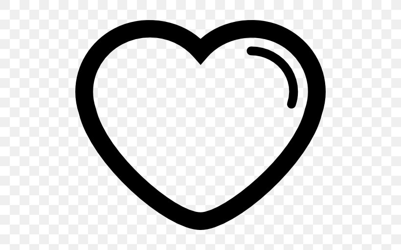 Heart Shape Line, PNG, 512x512px, Heart, Area, Black And White, Body Jewelry, Color Download Free