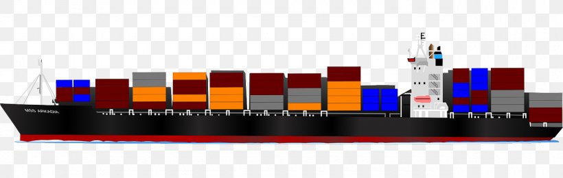 Container Ship Cargo Ship Intermodal Container Clip Art, PNG, 1280x406px, Container Ship, Cargo, Cargo Ship, Container, Freight Transport Download Free