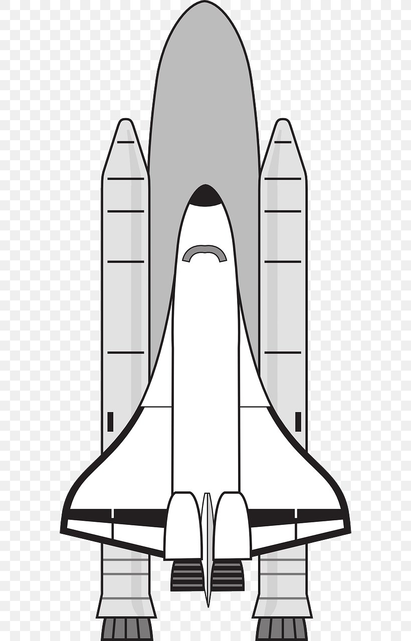 Space Shuttle Program Clip Art, PNG, 640x1280px, Space Shuttle, Area, Art, Black And White, Blog Download Free
