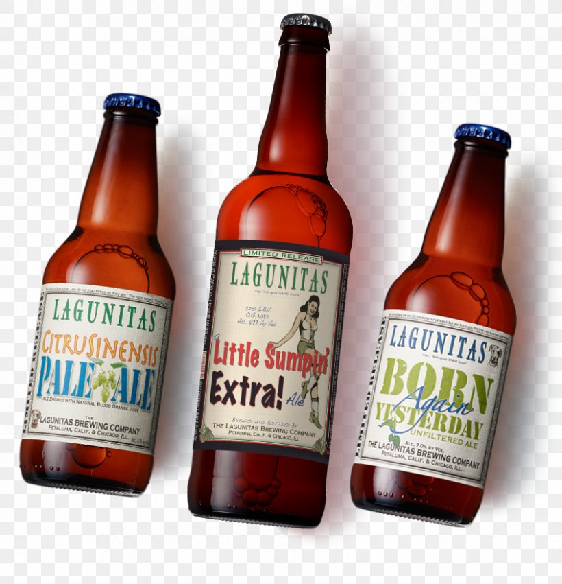 Ale Lagunitas Brewing Company Lagunitas Charleston Taproom And Beer Sanctuary Beer Bottle, PNG, 844x876px, Ale, Alcoholic Beverage, Beer, Beer Bottle, Beer Brewing Grains Malts Download Free