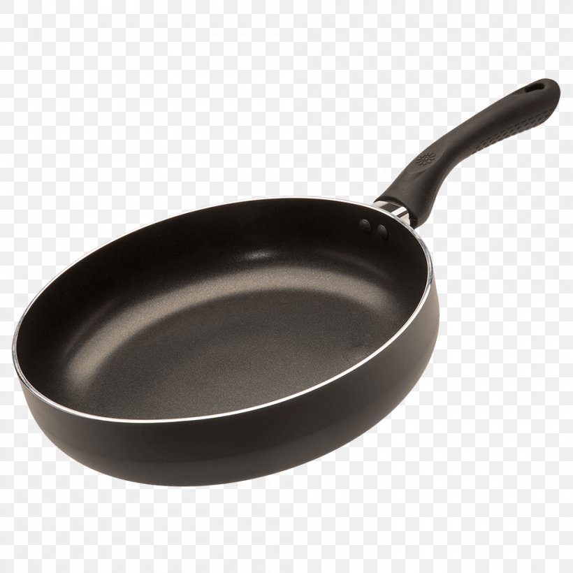 Frying Pan Non-stick Surface Cookware Cooking, PNG, 1000x1000px, Frying Pan, Allclad, Aluminium, Bread, Cast Iron Download Free
