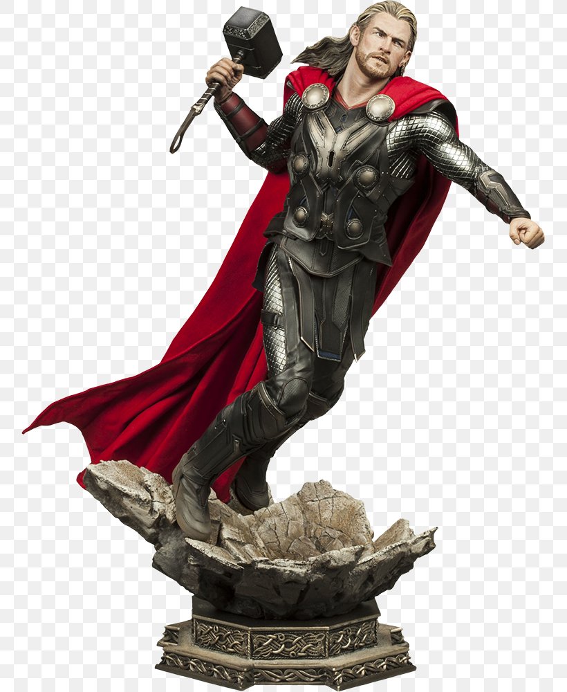 Thor Fandral Volstagg Marvel Cinematic Universe Statue, PNG, 757x1000px, Thor, Action Figure, Chris Hemsworth, Fandral, Fictional Character Download Free