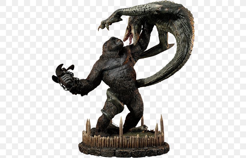 King Kong Web Crawler Legendary Entertainment V. Rex Statue, PNG, 480x529px, 2017, King Kong, Action Figure, Figurine, Film Download Free