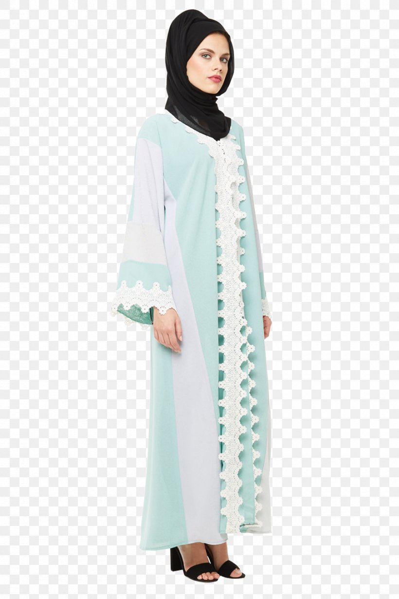 Robe Abaya Sleeve Costume, PNG, 900x1350px, Robe, Abaya, Aqua, Clothing, Costume Download Free