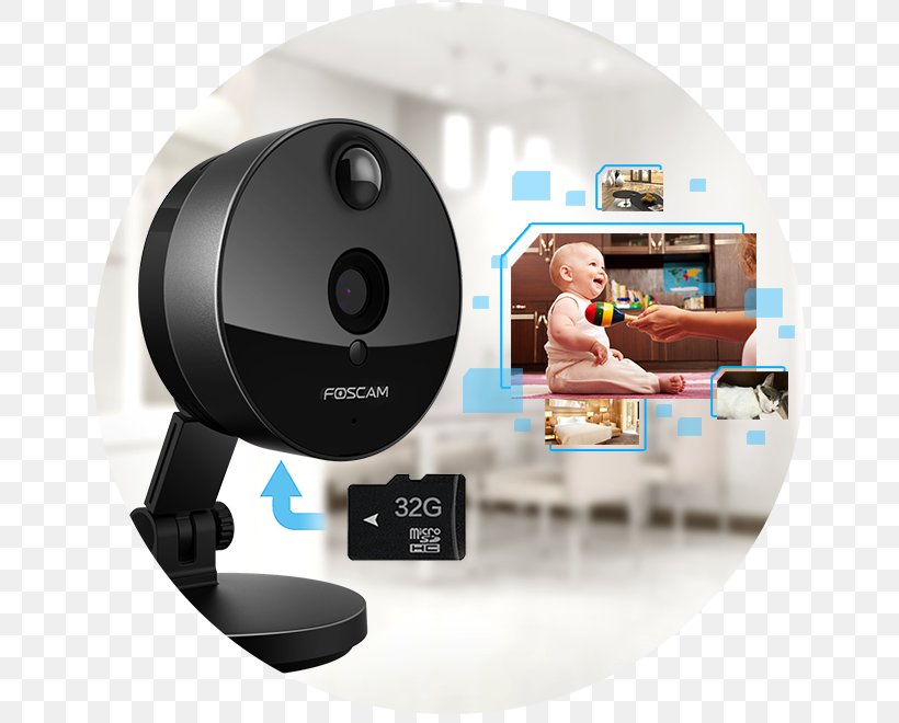 Webcam IP Camera Video Cameras 720p, PNG, 660x660px, Webcam, Camera, Communication, Electronics, Foscam C1 Indoor Download Free