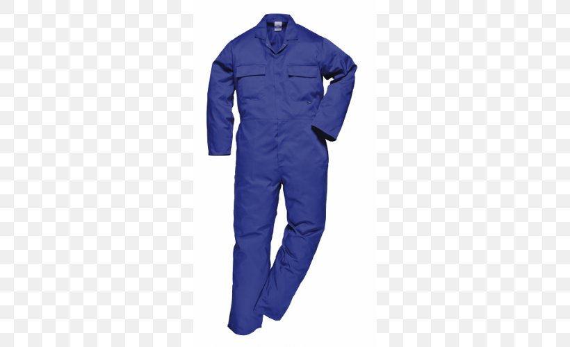 Workwear Boilersuit Tracksuit Overall, PNG, 500x500px, Workwear, Blue, Boilersuit, Clothing, Cobalt Blue Download Free
