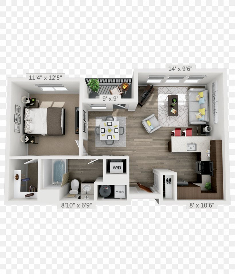 4th West Apartments Floor Plan Bedroom, PNG, 1000x1167px, Floor Plan, Apartment, Bathroom, Bed, Bedroom Download Free