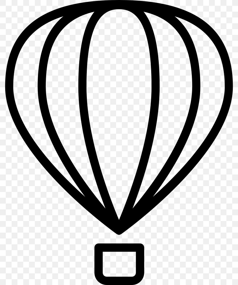 Hot Air Balloon Clip Art, PNG, 786x980px, Hot Air Balloon, Airship, Balloon, Black And White, Line Art Download Free