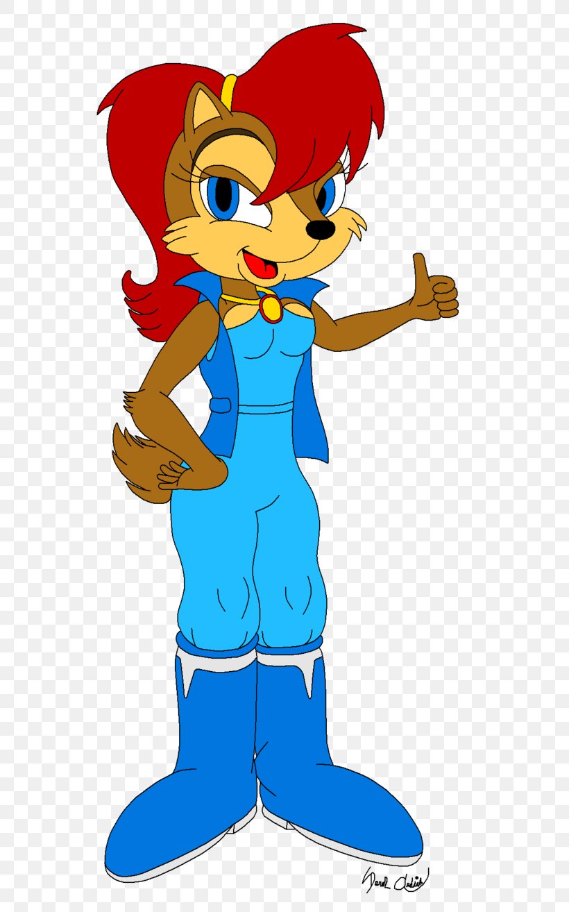 Princess Sally Acorn Sonic The Hedgehog Cream The Rabbit Clip Art Image, PNG, 608x1314px, Watercolor, Cartoon, Flower, Frame, Heart Download Free