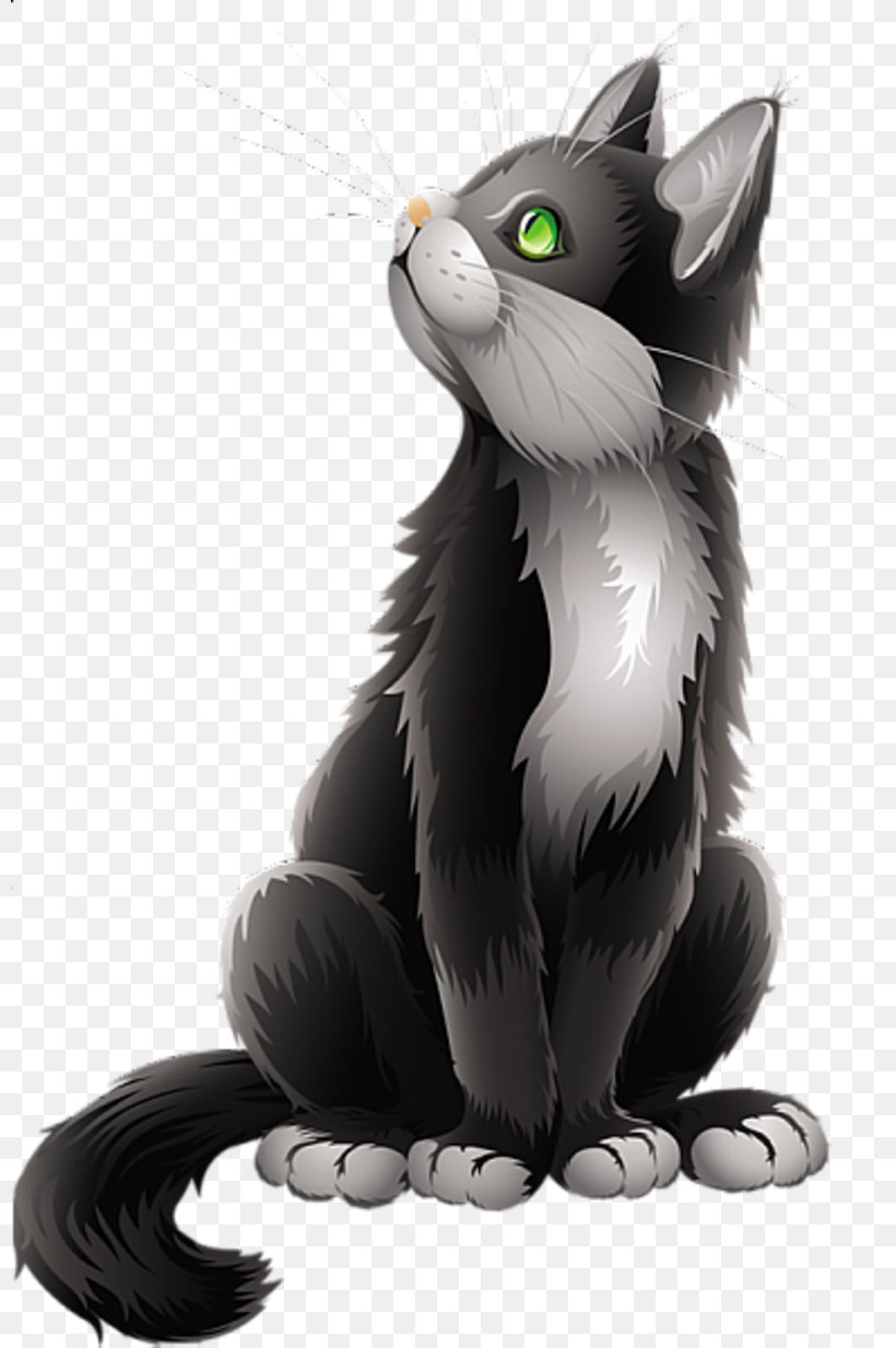 Cat Kitten Drawing Clip Art, PNG, 800x1233px, Cat, Animation, Art, Black And White, Black Cat Download Free