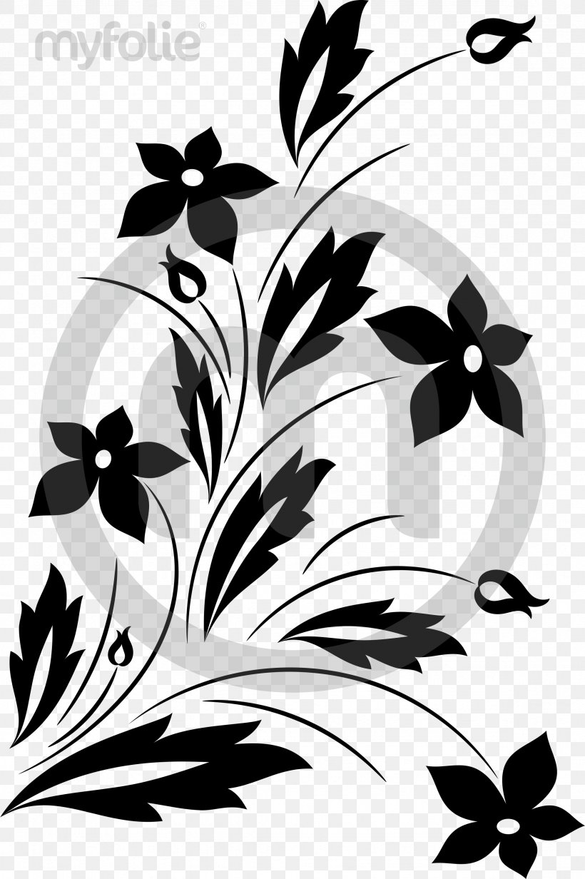 Clip Art Floral Design Flower Floral Ornament CD-ROM And Book Black, PNG, 2362x3550px, Floral Design, Black, Black And White, Blackandwhite, Botany Download Free