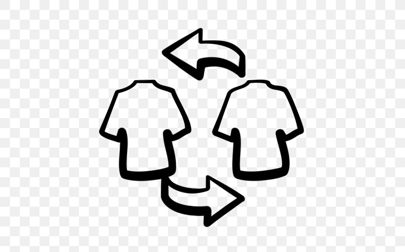 Clothing Swap Clip Art, PNG, 512x512px, Clothing Swap, Area, Black And White, Clothing, Drawing Download Free