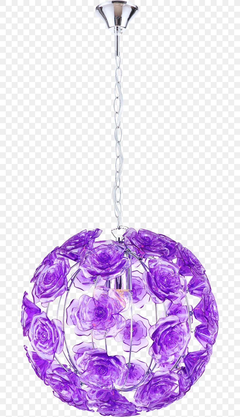 Light Fixture Chandelier Purple Lighting, PNG, 679x1424px, Light, Ceiling, Ceiling Fixture, Chandelier, Christmas Ornament Download Free