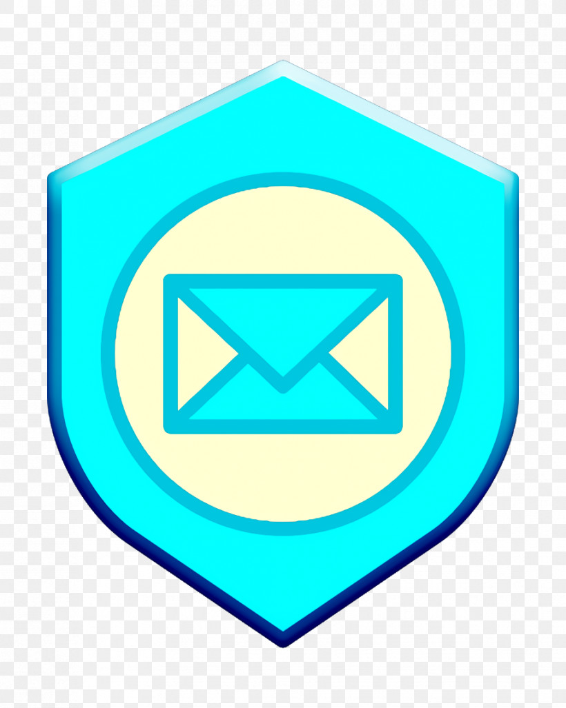 Mail Icon Cyber Icon Shield Icon, PNG, 916x1148px, Mail Icon, Aqua, Cyber Icon, Electric Blue, Line Download Free