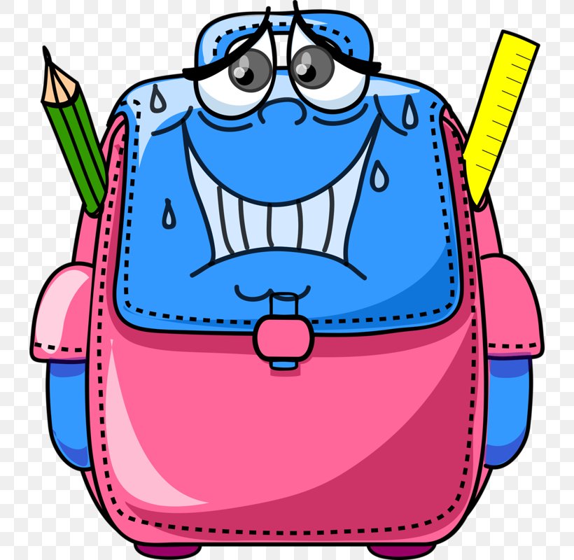 Cartoon School Clip Art, PNG, 736x800px, Cartoon, Artwork, Backpack, Bag, Drawing Download Free