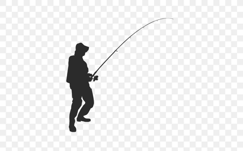 Fishing Rods Fishing Reels Fisherman Fishing Tackle, PNG, 512x512px, Fishing Rods, Angling, Black, Black And White, Fashion Accessory Download Free