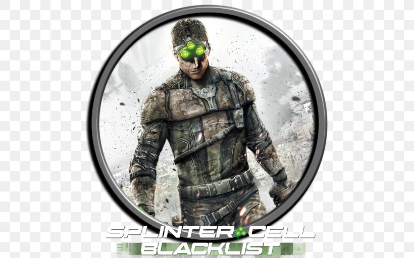 Tom Clancy's Splinter Cell: Blacklist Tom Clancy's Splinter Cell: Conviction Sam Fisher Video Game Tom Clancy's The Division, PNG, 512x512px, Sam Fisher, Army, Camouflage, Computer Software, Mercenary Download Free