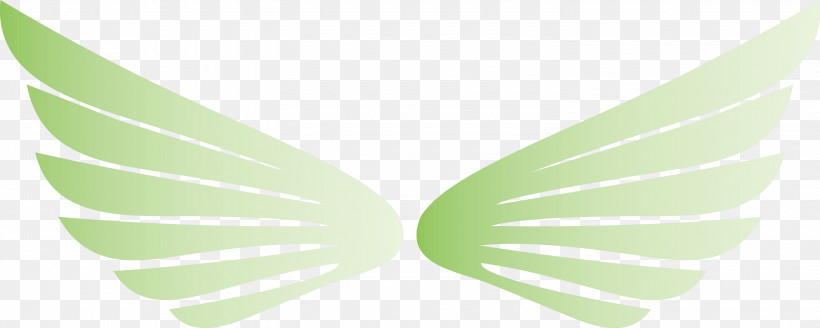 Wings Bird Wings Angle Wings, PNG, 3000x1200px, Wings, Angle Wings, Bird Wings, Green, Leaf Download Free