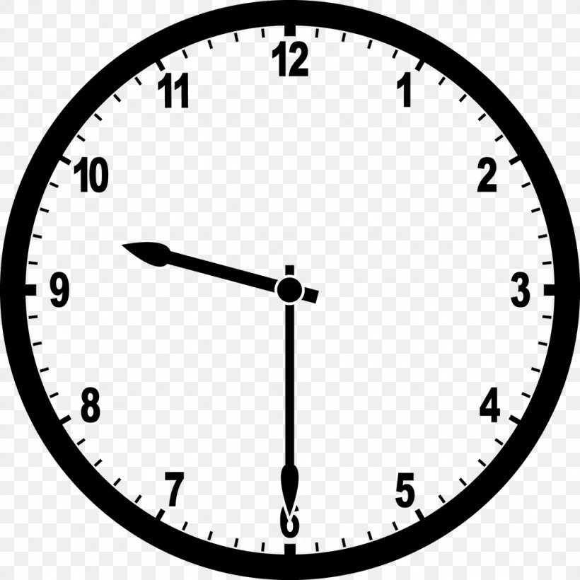Clock Face Clip Art Hour Time, PNG, 1024x1024px, Clock, Clock Face, Clockwise, Clothing Accessories, First Grade Download Free