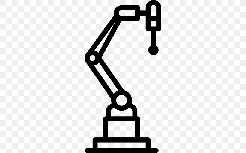 Industrial Robot Robotics Technology, PNG, 512x512px, Industrial Robot, Area, Black, Black And White, Cobot Download Free