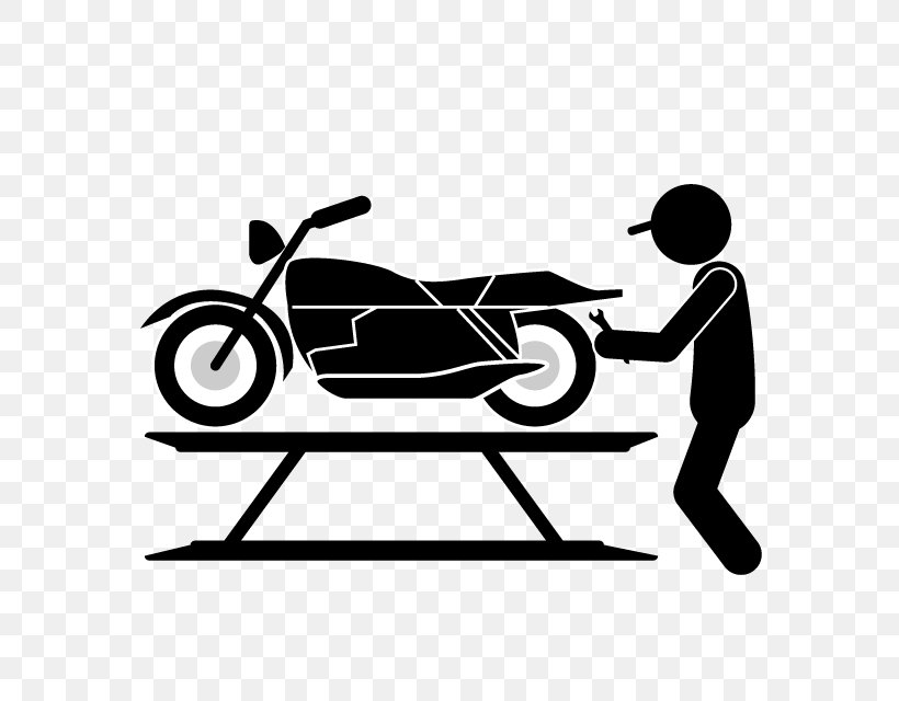Matsuda Motorcycle Store Motorcycle Accessories Honda Motor Company Mechanic, PNG, 640x640px, Motorcycle, Bicycle, Black And White, Car, Exercise Equipment Download Free