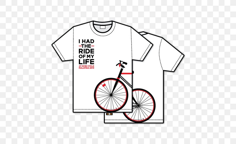 T-shirt Bicycle Wheels Jersey Sweater, PNG, 500x500px, Tshirt, Area, Bicycle, Bicycle Drivetrain Part, Bicycle Frame Download Free