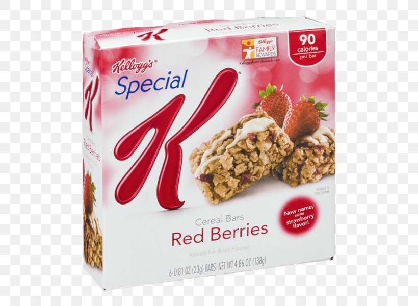 Breakfast Cereal Kellogg's Special K Red Berries Cereals Flapjack, PNG, 600x600px, Breakfast Cereal, Breakfast, Cinnamon Toast Crunch, Convenience Food, Flapjack Download Free